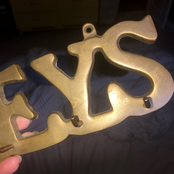 Vintage Brass “KEYS” Hooks - Picture 6 of 9